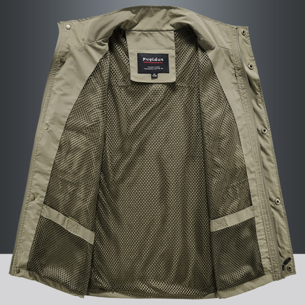 Vesta de toamna pentru barbati cu buzunare