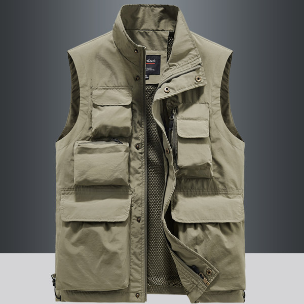 Vesta de toamna pentru barbati cu buzunare