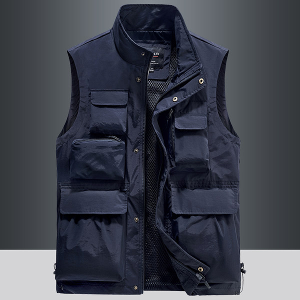 Vesta de toamna pentru barbati cu buzunare