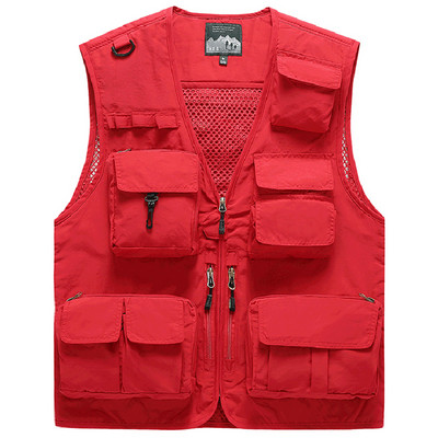 Naujo modelio vyriška tinklinė liemenė su kišene ir užtrauktuku