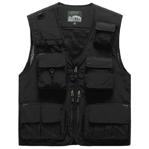 Naujo modelio vyriška tinklinė liemenė su kišene ir užtrauktuku