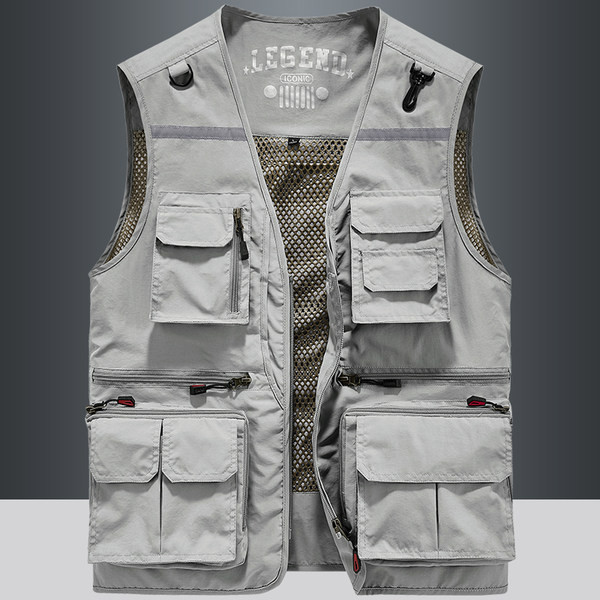 Įvairių spalvų vyriška tinklinė liemenė