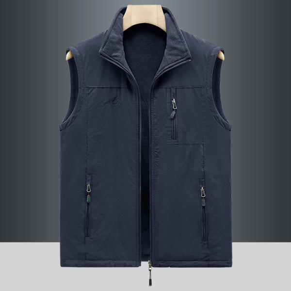 Vestă casual bărbătească cu buzunar - patru culori