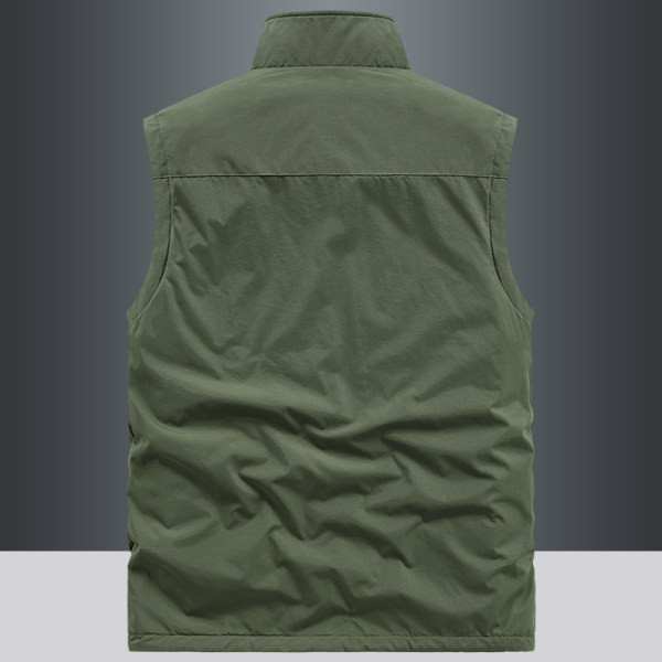 Vyriška liemenė su storu pamušalu ir užsegamu užtrauktuku