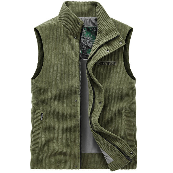 Vesta barbati tip rupturi cu nasturi si fermoar