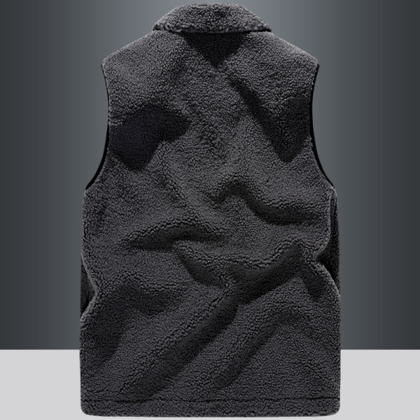 Vyriška pliušinė laisvalaikio liemenė