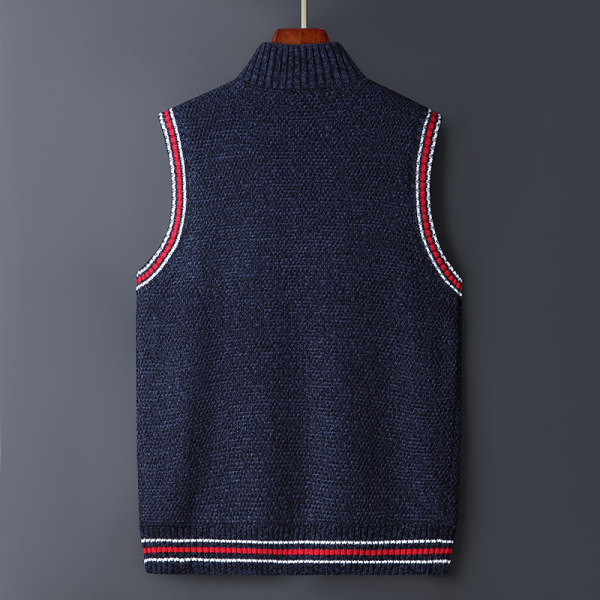 Vesta casual barbatesc cu broderie