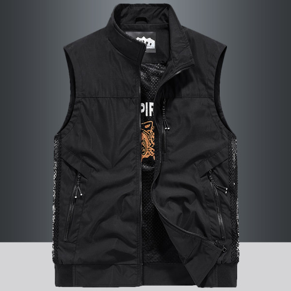 Vestă bărbătească model larg cu buzunar