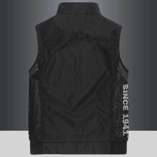 Vestă bărbătească model larg cu buzunar