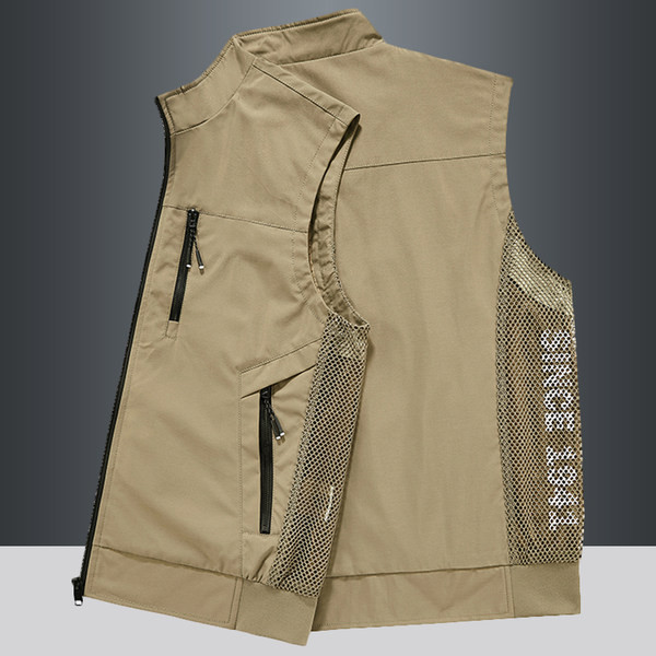 Vestă bărbătească model larg cu buzunar