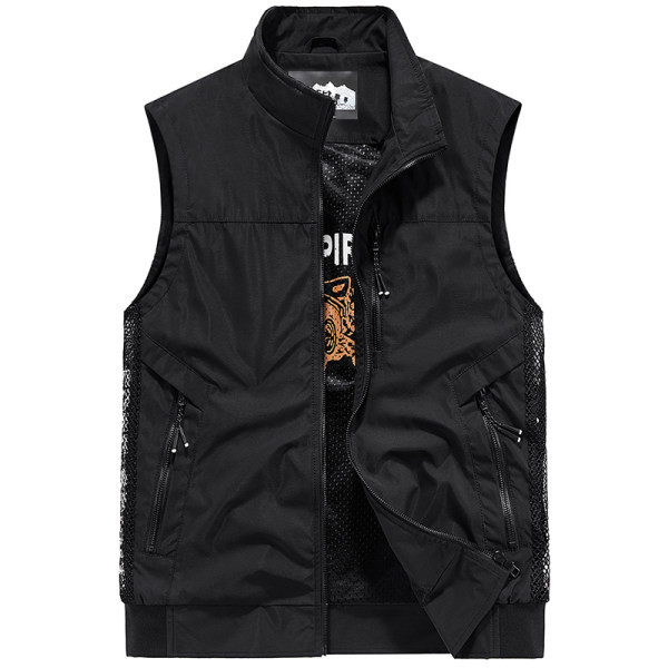 Vestă bărbătească model larg cu buzunar