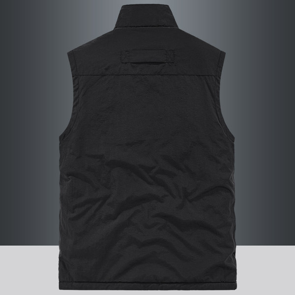 4 spalvų vyriška liemenė su užtrauktuku ir kišene