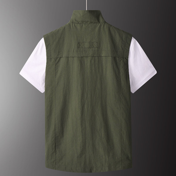 Vesta de voiaj pentru barbati cu buzunar si fermoar