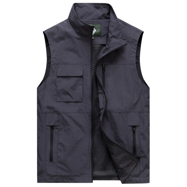 Vesta casual barbatesc cu buzunare - trei culori