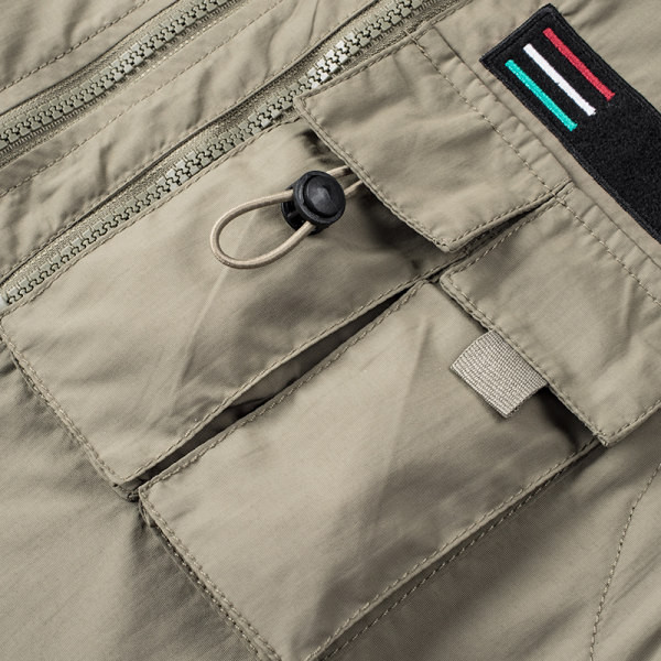 Vesta casual barbatesc cu buzunar si broderie