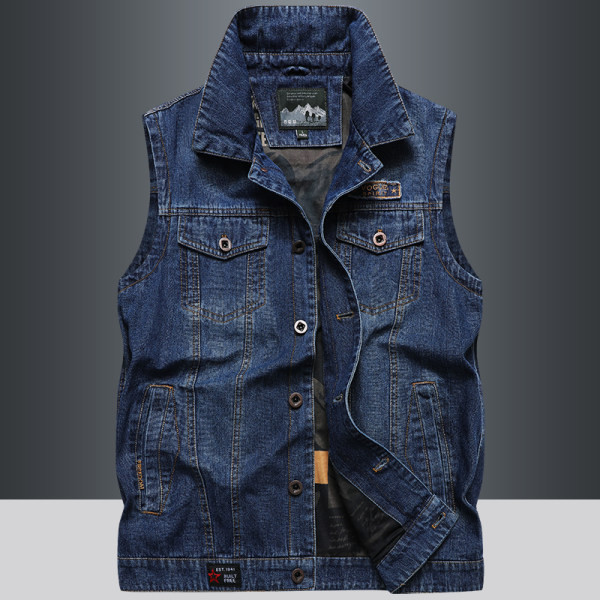 Muški traper prsluk u dvije boje