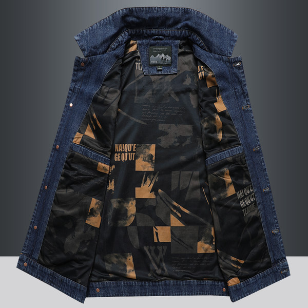 Muški traper prsluk u dvije boje