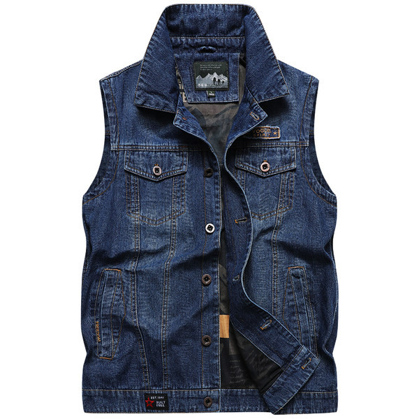 Muški traper prsluk u dvije boje