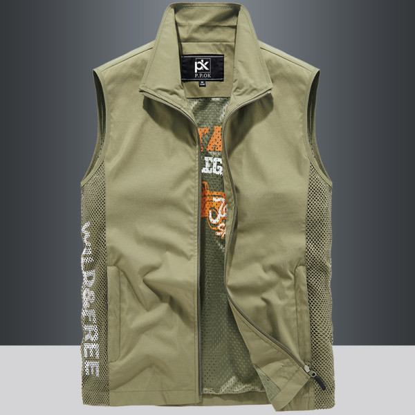 Vesta casual barbatesc model nou cu inscriptie