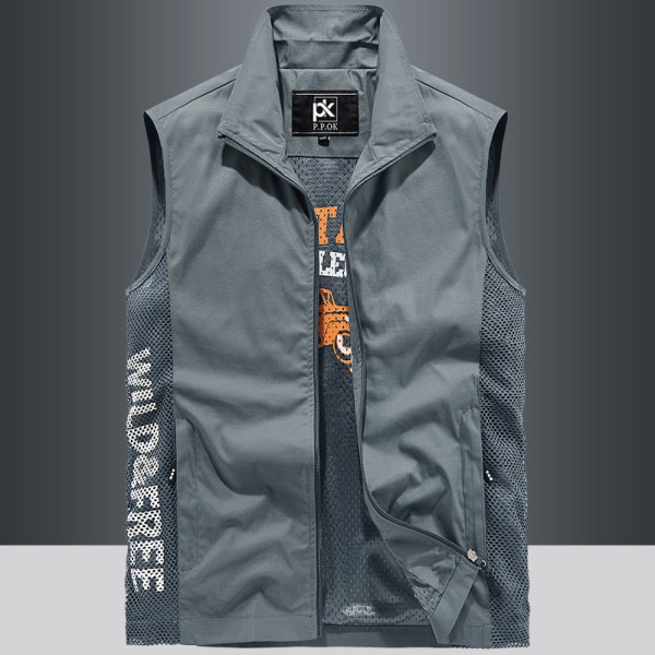 Vesta casual barbatesc model nou cu inscriptie