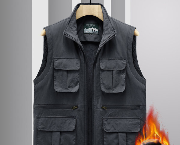 Vyriška laisvalaikio liemenė su kišenėmis