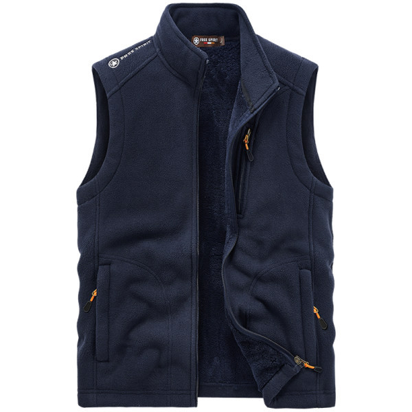 Ležerna muška flis jakna s vezom