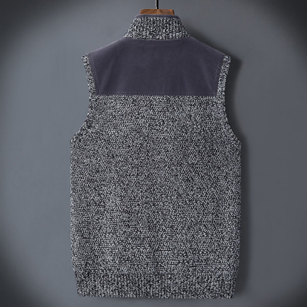 Vyriška rudens-žiemos paminkštinta liemenė su siuvinėjimais