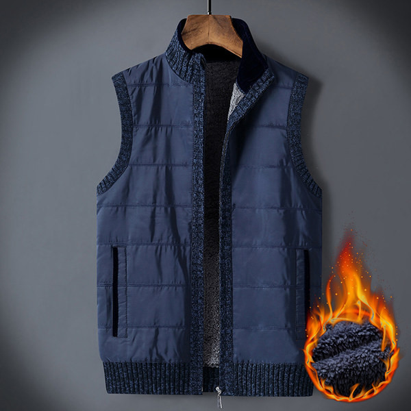 Stora rudens-žiemos liemenė su užtrauktuku