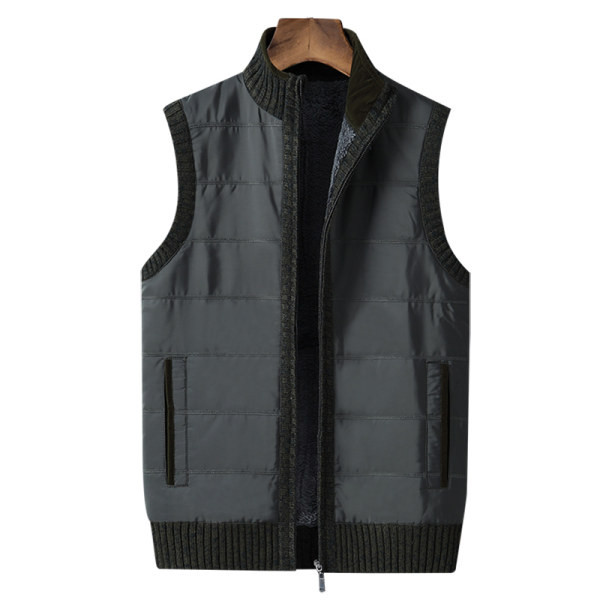 Stora rudens-žiemos liemenė su užtrauktuku