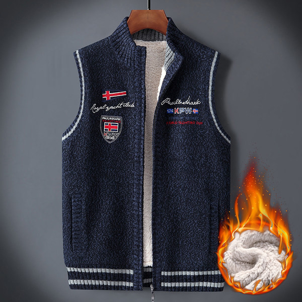 Vesta barbati model nou cu broderie