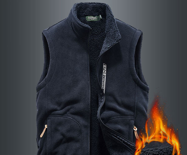 Įprasta vyriška liemenė minkštu pamušalu