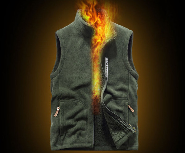 Įprasta vyriška liemenė minkštu pamušalu