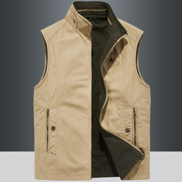 Vesta sport pentru barbati cu guler inalt