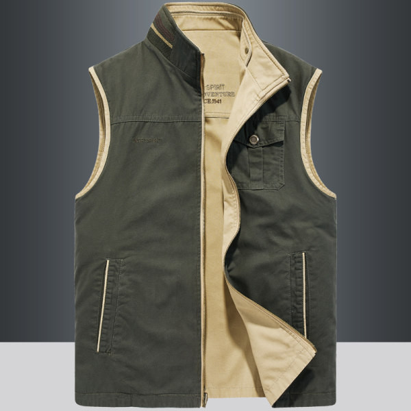 Vesta sport pentru barbati cu guler inalt