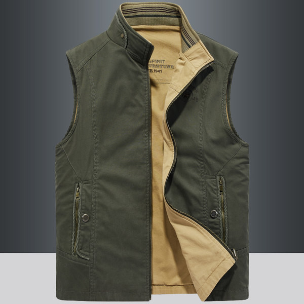 Vesta sport pentru barbati cu guler inalt