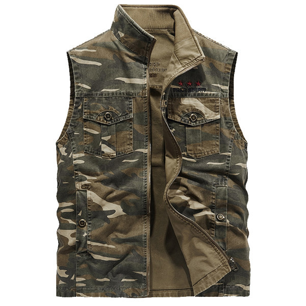 Vesta de denim pentru barbati model nou cu broderie