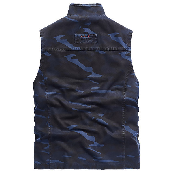 Vesta de denim pentru barbati model nou cu broderie