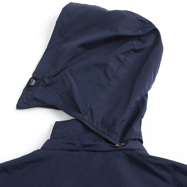 Vestă casual bărbătească cu glugă