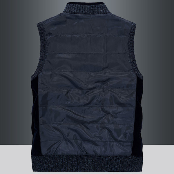 Vestă casual cu căptușeală pentru bărbați