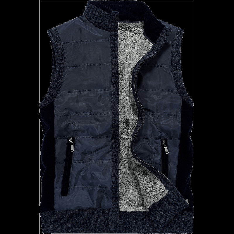 Vestă casual cu căptușeală pentru bărbați