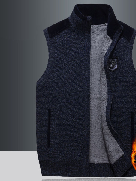 Muški vuneni prsluk s postavom