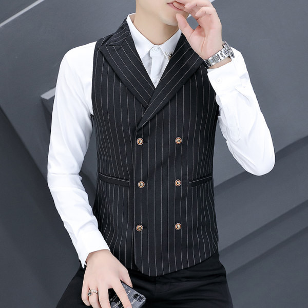 Εφαρμοσμένο ανδρικό γιλέκο με κουμπιά σε πολλά χρώματα