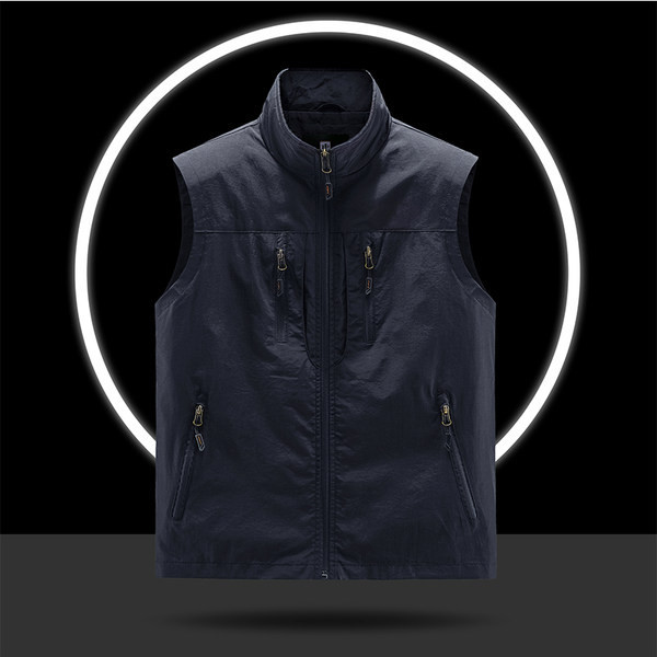 Ανδρικό γιλέκο casual με τσέπη