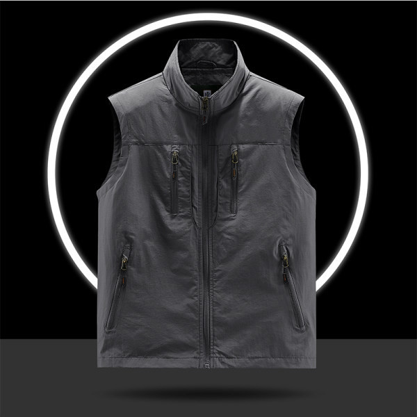 Ανδρικό γιλέκο casual με τσέπη