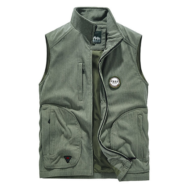 Vestă casual cu fermoar pentru bărbați