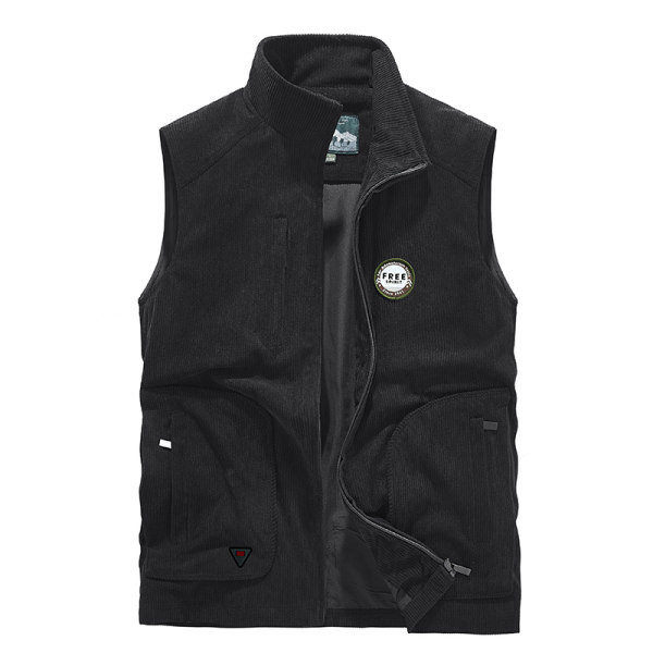 Vestă casual cu fermoar pentru bărbați