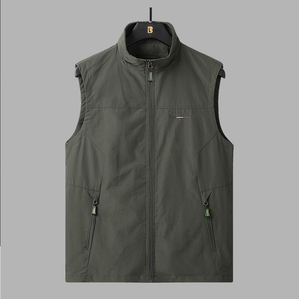 Τρέχον ανδρικό γιλέκο με φερμουάρ σε πολλά χρώματα