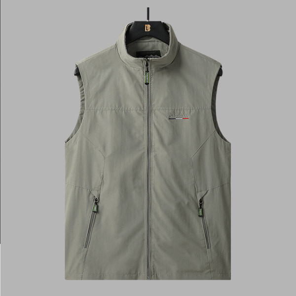 Τρέχον ανδρικό γιλέκο με φερμουάρ σε πολλά χρώματα