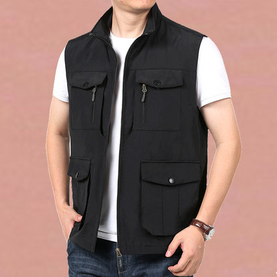 Alkalmi férfi mellény zsebekkel