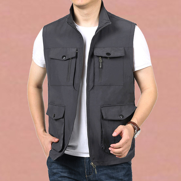 Alkalmi férfi mellény zsebekkel